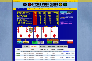 Bitcoin Video Poker