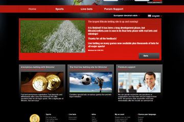 Bitcoin Live Bets Homepage