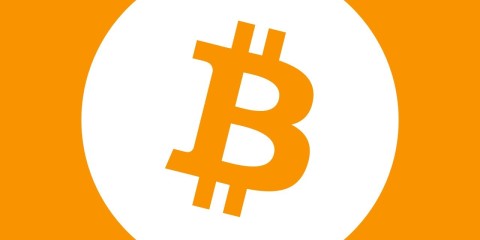 This is a banner showing the bitcoin logo.