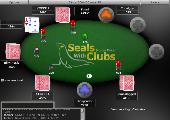 SealsWithClubs Poker